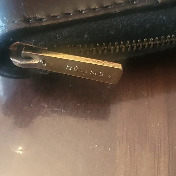 Celine Black Leather Wallet - Picture 5 of 7